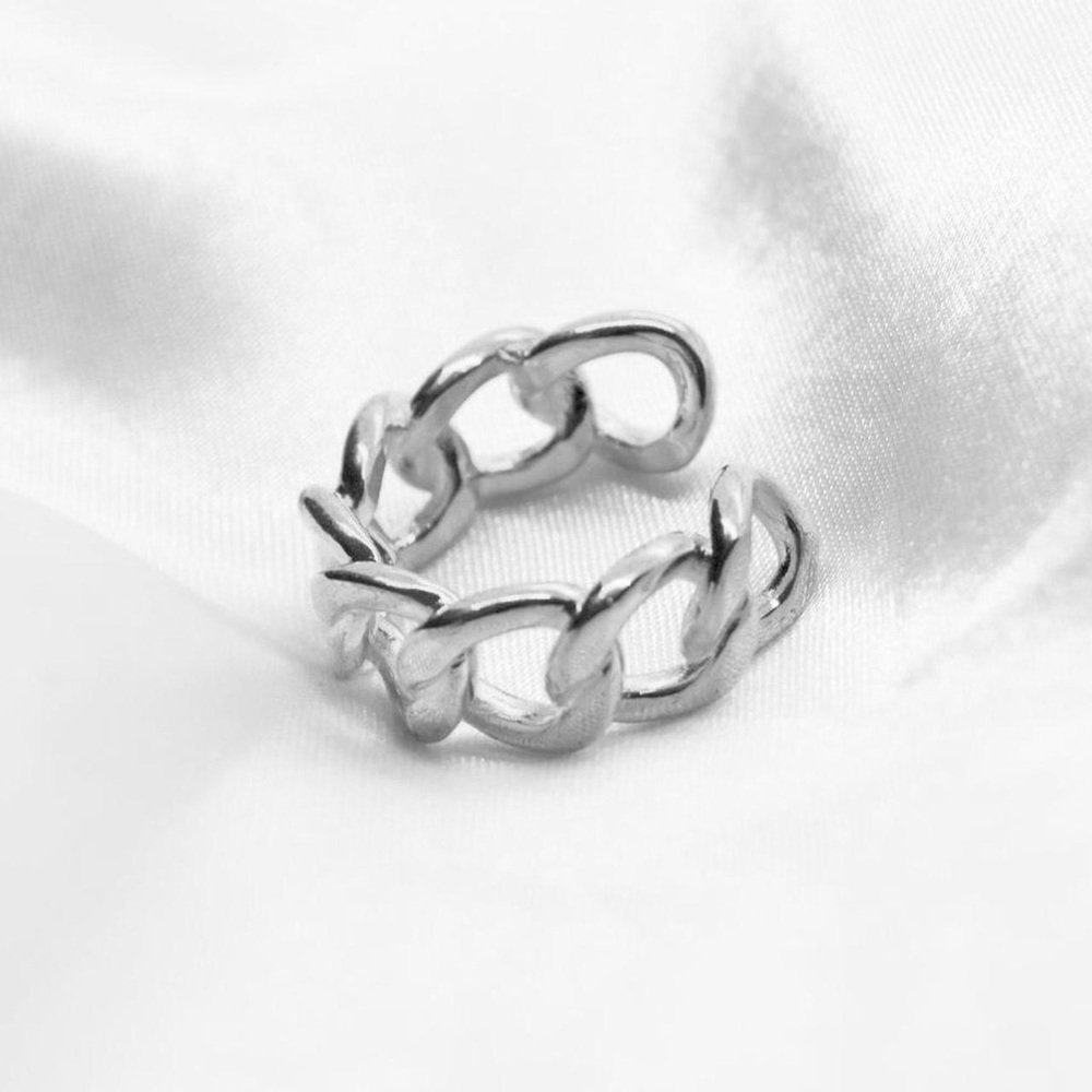 Sterling Silver Chain Ring - Picture 5 of 7